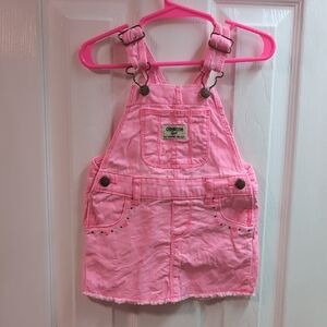 OshKosh B'gosh Bright Pink Kids Overalls